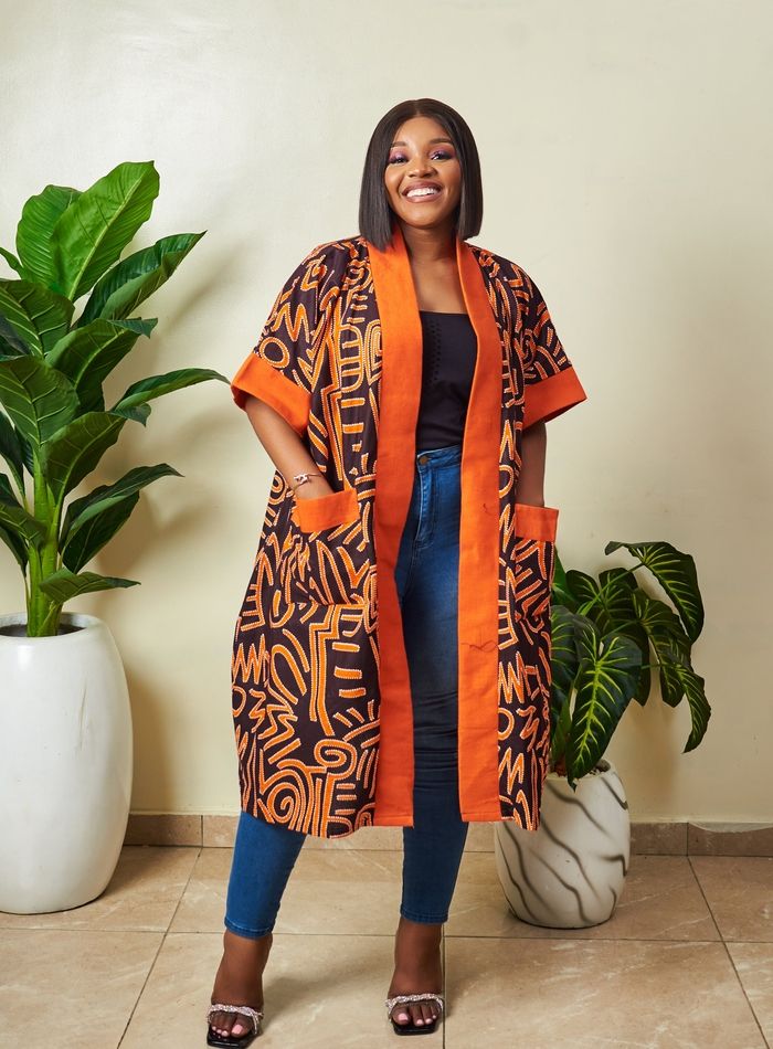 Ankara Kimono